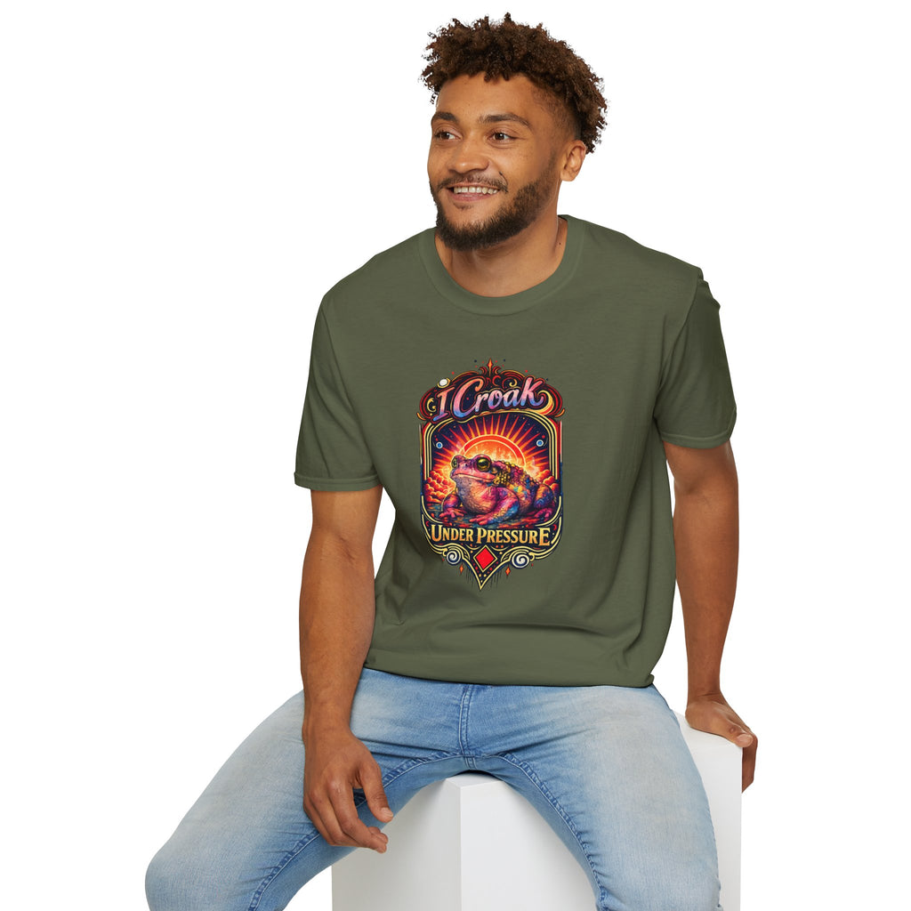 I Croak Under Pressure Unisex Softstyle T-Shirt