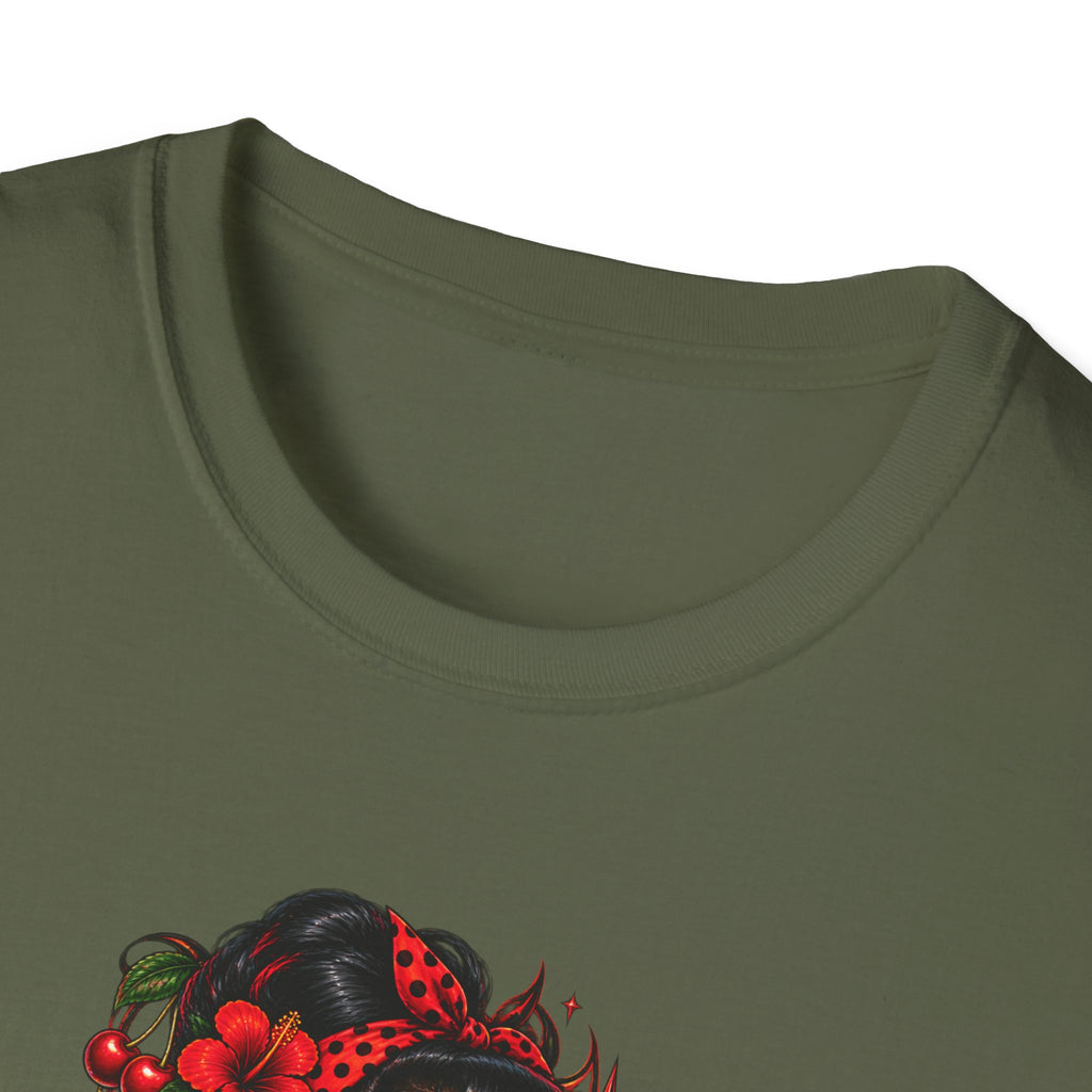 Red Rose Jaded by a Toad - Pinup T-Shirt
