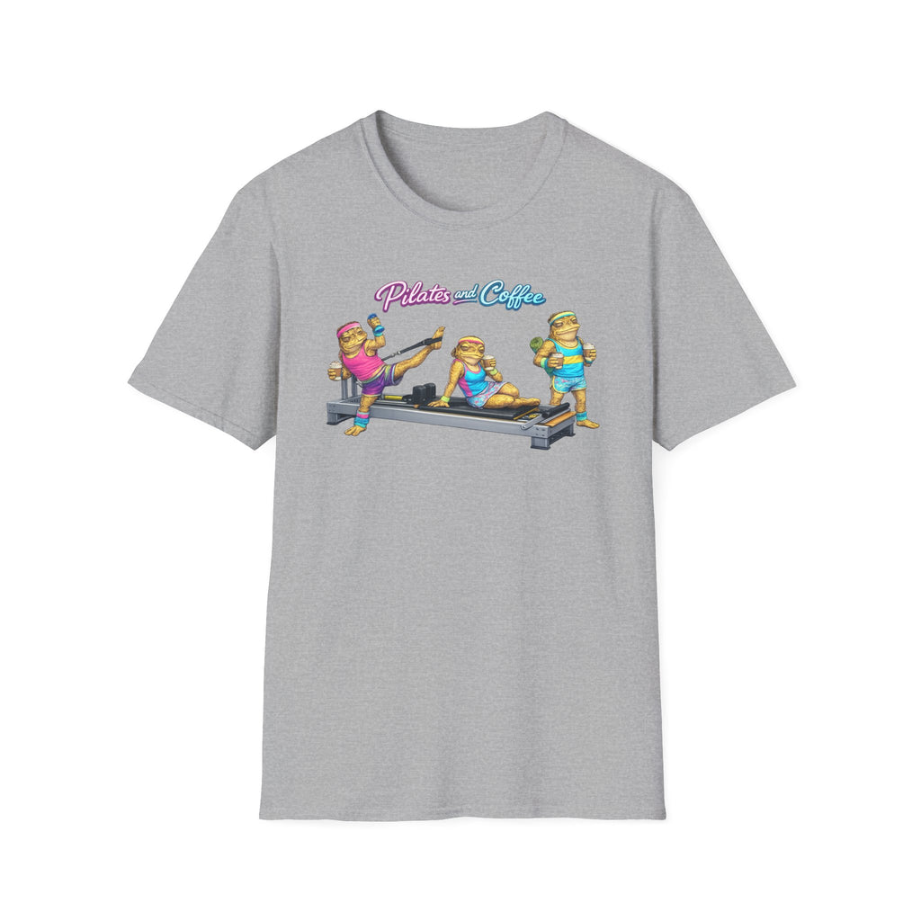 Pilates & Coffee Toads Unisex Softstyle T-Shirt
