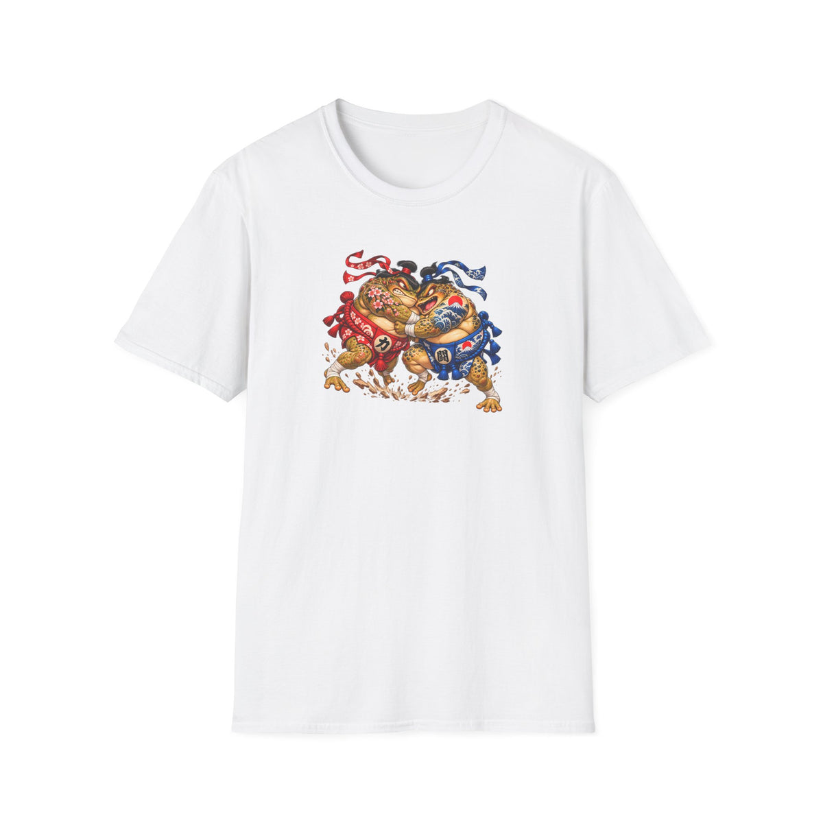 Sumo Toads Funny Japanese T-Shirt | Croaking Toad