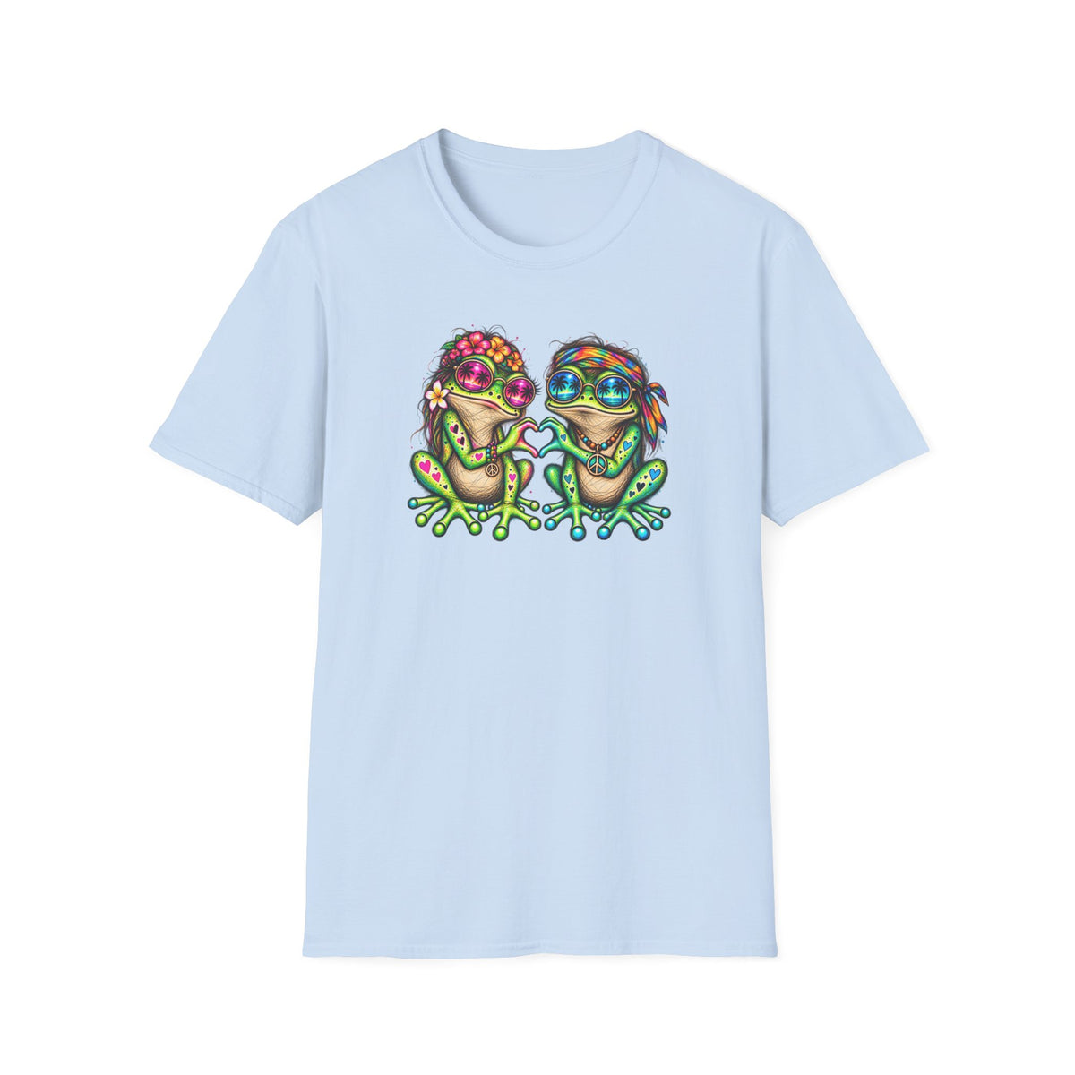 Boho Love toads Unisex Softstyle T-Shirt