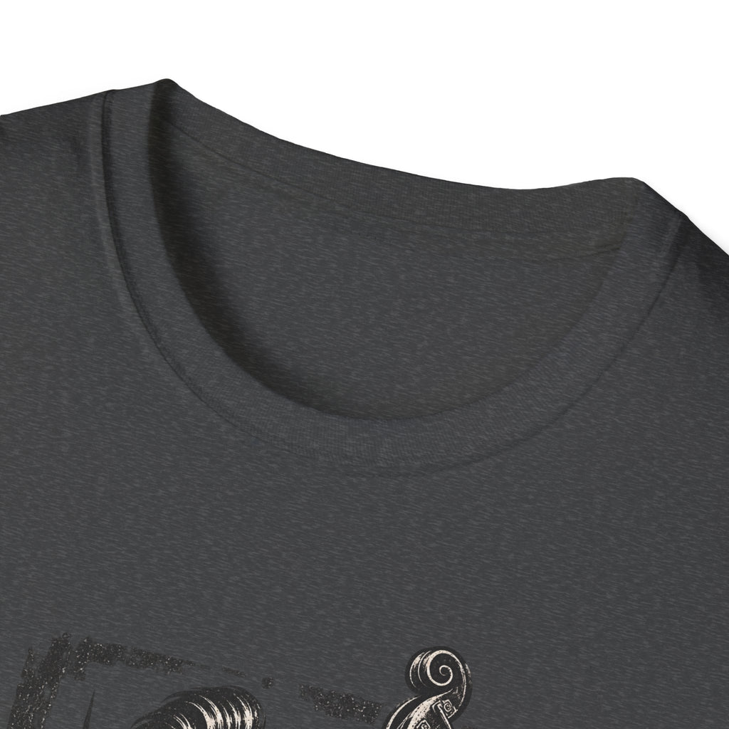 Rockabilly Double bass Toad Unisex Softstyle T-Shirt