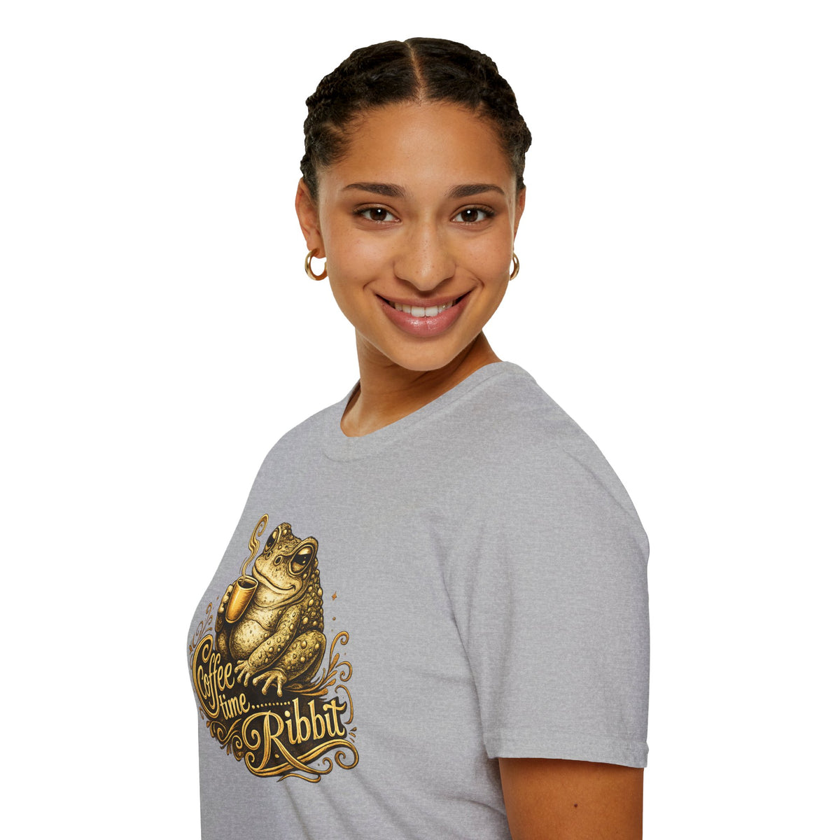 Coffee time Ribbit Unisex Softstyle T-Shirt