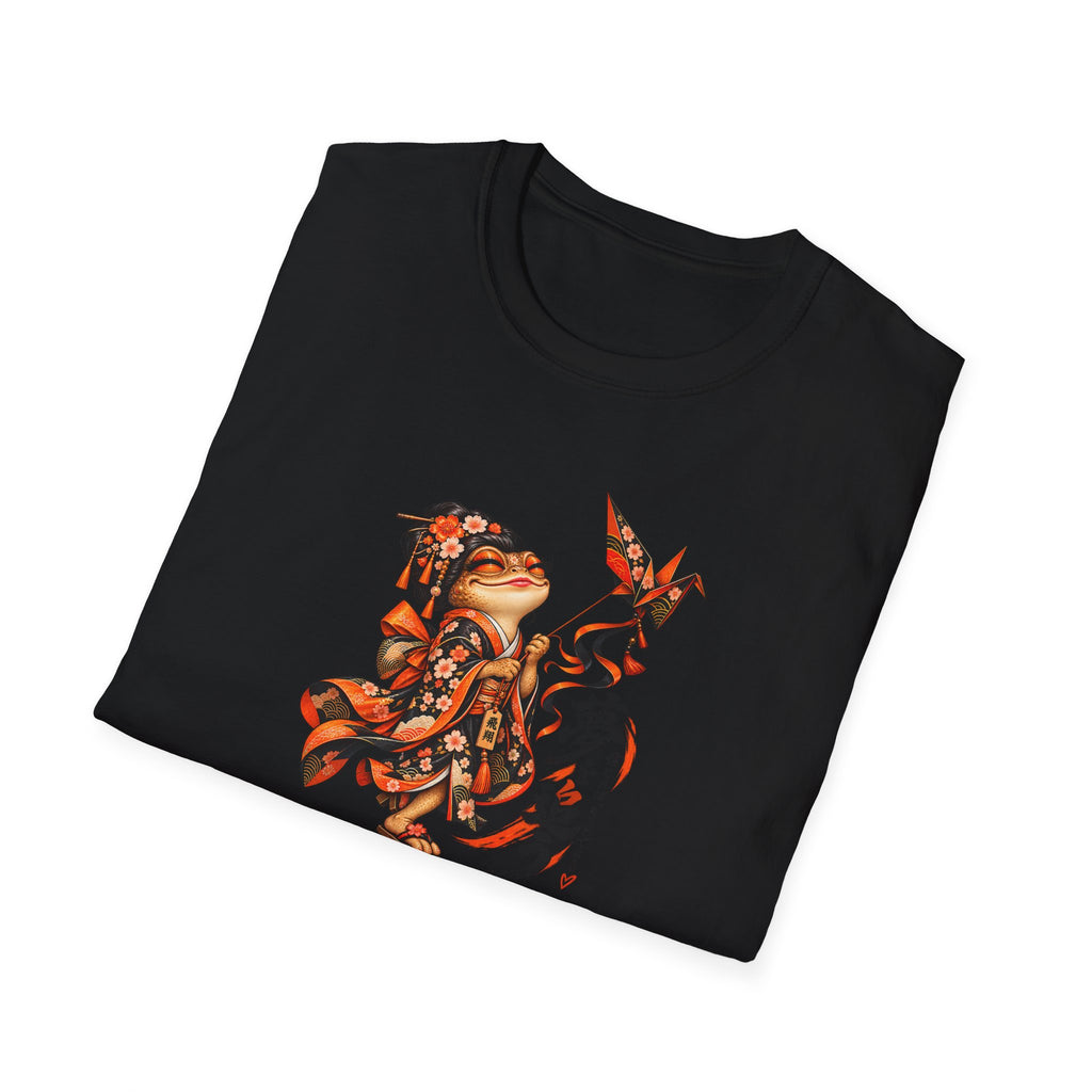 Kite Flying Toad Unisex Softstyle T-Shirt