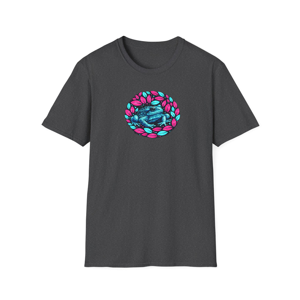 Unisex Softstyle T-Shirt „Blättrige Kröte“
