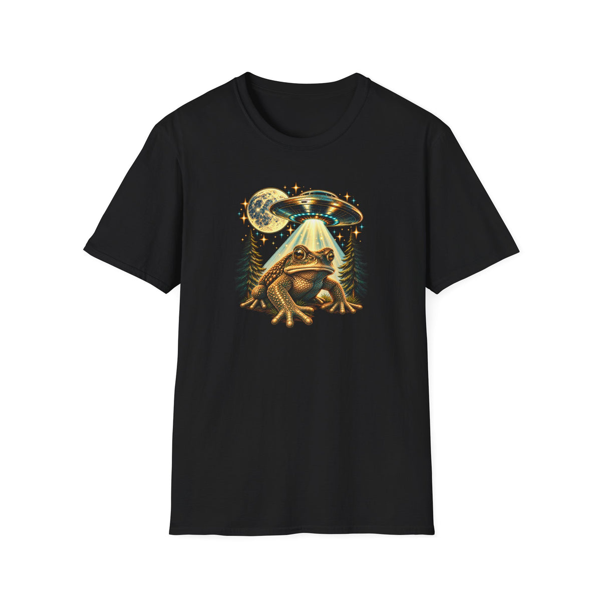 UFO Toad T-Shirt – Funny UFO & Space Graphic Tee