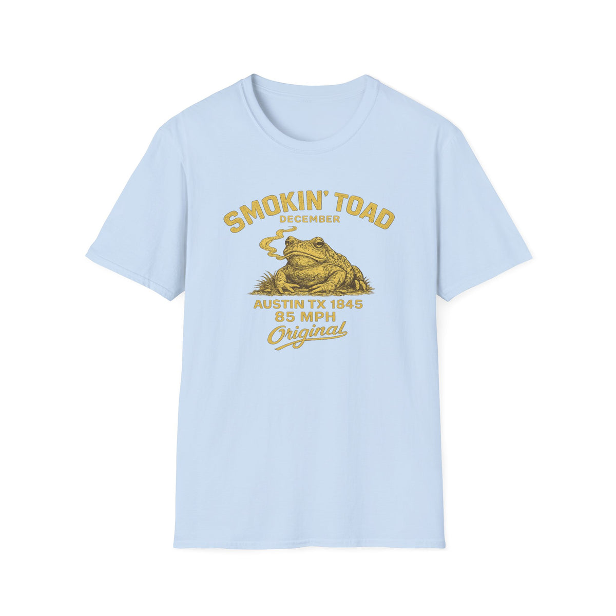 Smokin Toad Austin TX 1845 Unisex Softstyle T-Shirt