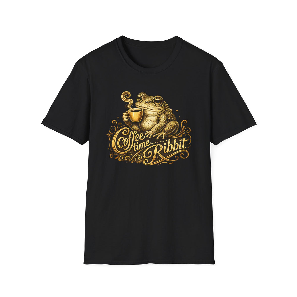 Coffee time Ribbit Unisex Softstyle T-Shirt