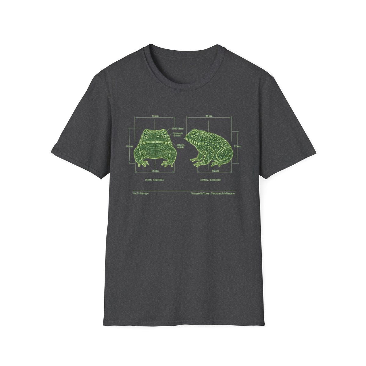 Blue Print Toad Unisex Softstyle T-Shirt