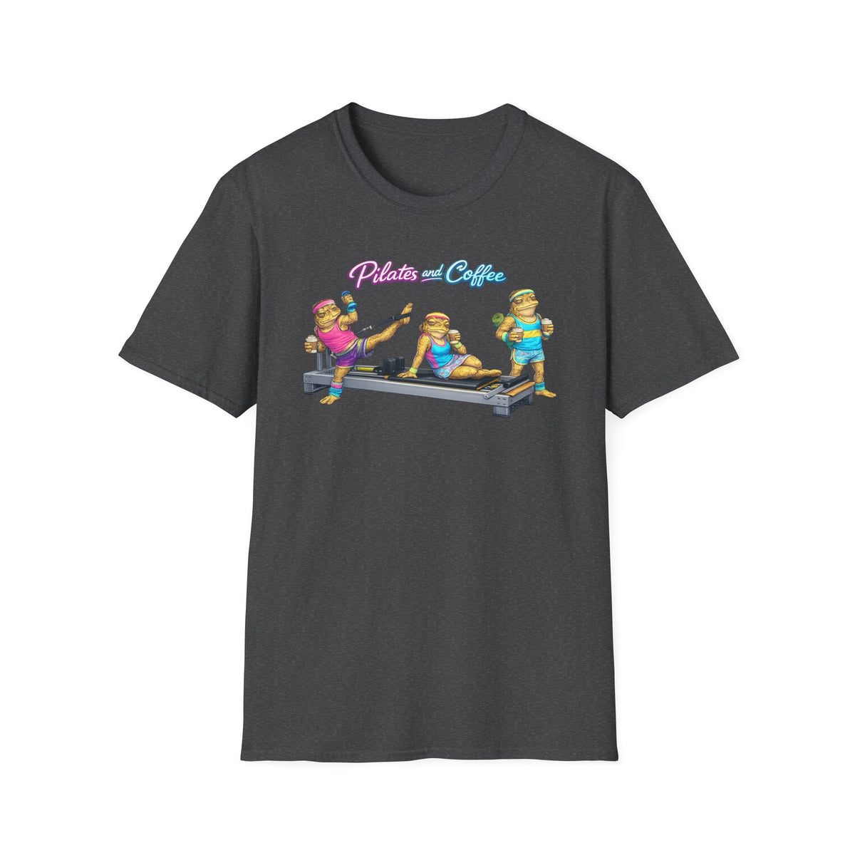 Pilates & Coffee Toads Unisex Softstyle T-Shirt