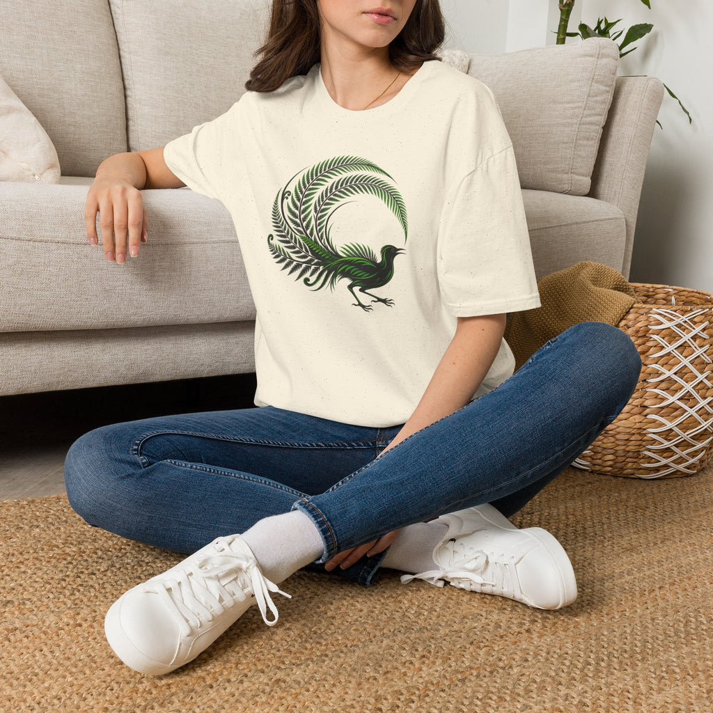 Green Australia Lyrebird Unisex Softstyle T-Shirt