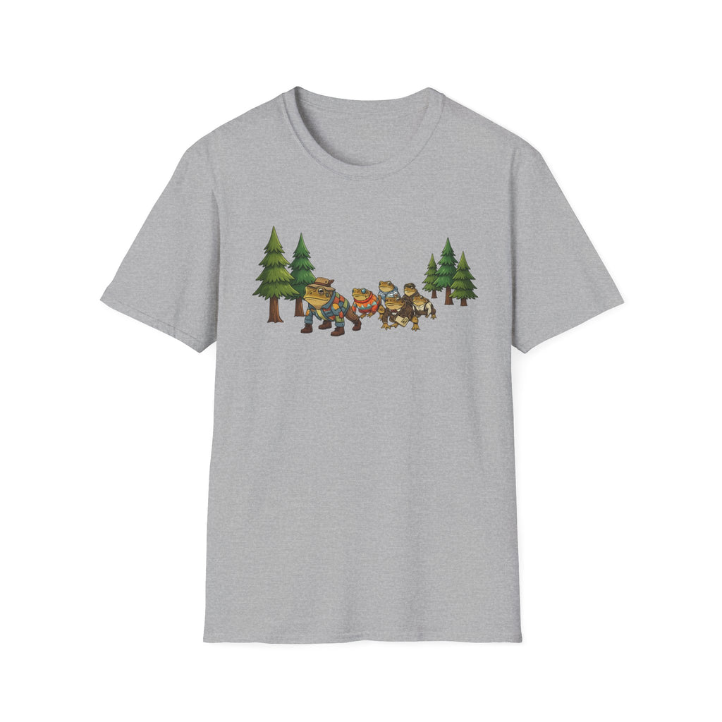 Toad Trail Wandern durch den Wald Unisex Softstyle T-Shirt