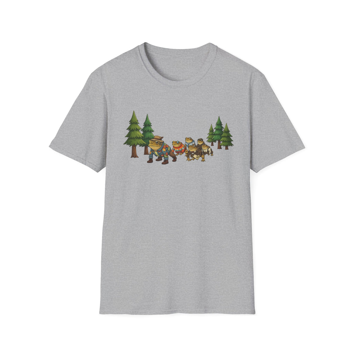 Toad Trail Wandern durch den Wald Unisex Softstyle T-Shirt