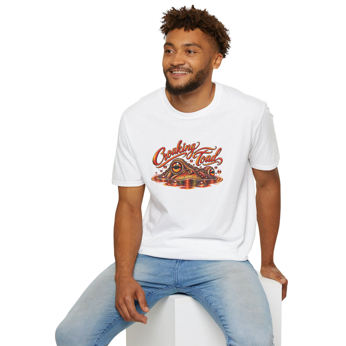 Croaking Toad Unisex Softstyle T-Shirt