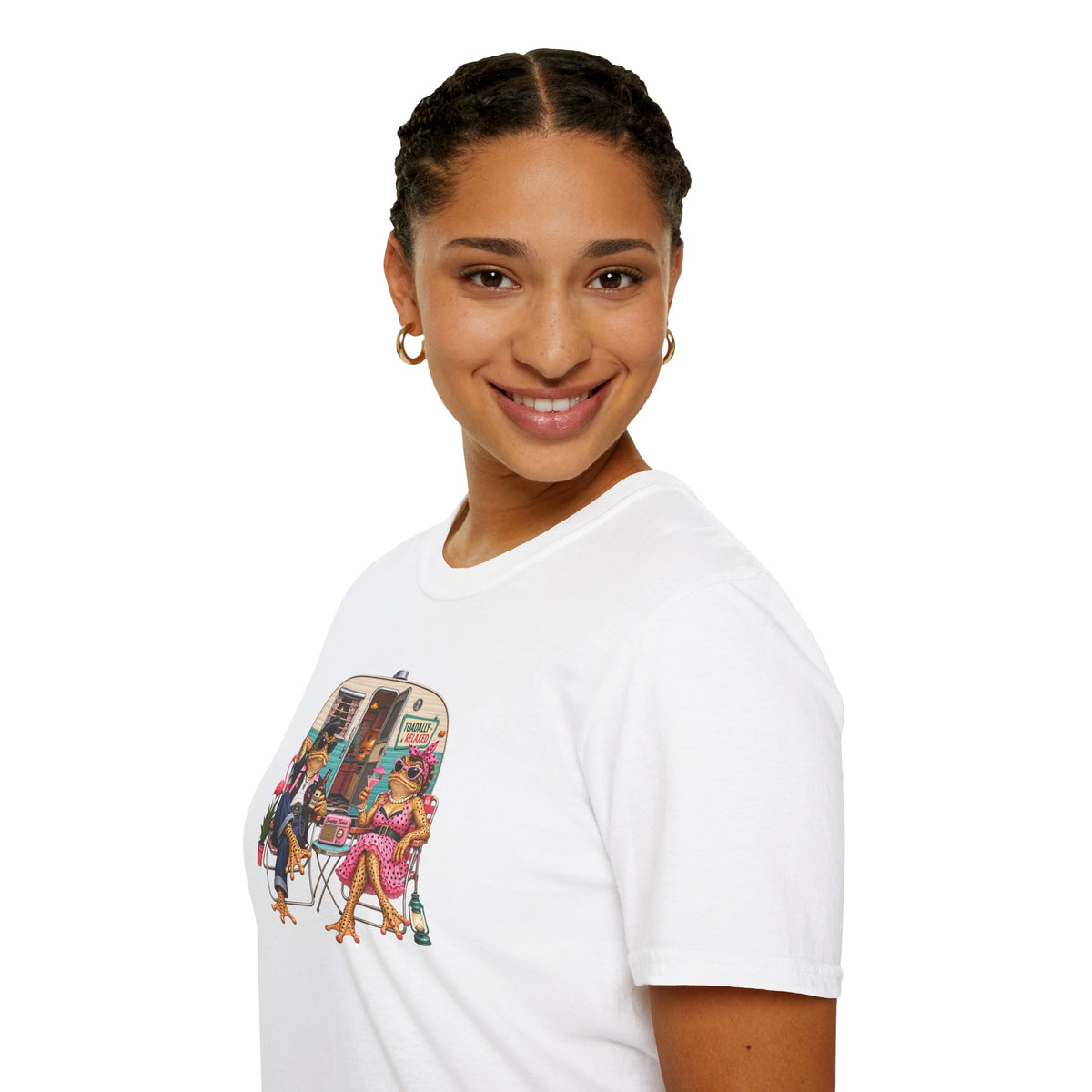 Vintage 50s Toads Campervan Unisex Softstyle T-Shirt