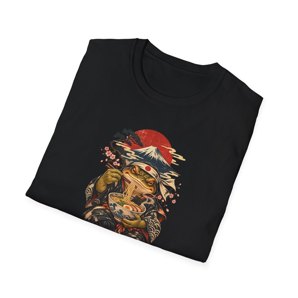 Mt Fuji Ramen noodle Toad Unisex Softstyle T-Shirt