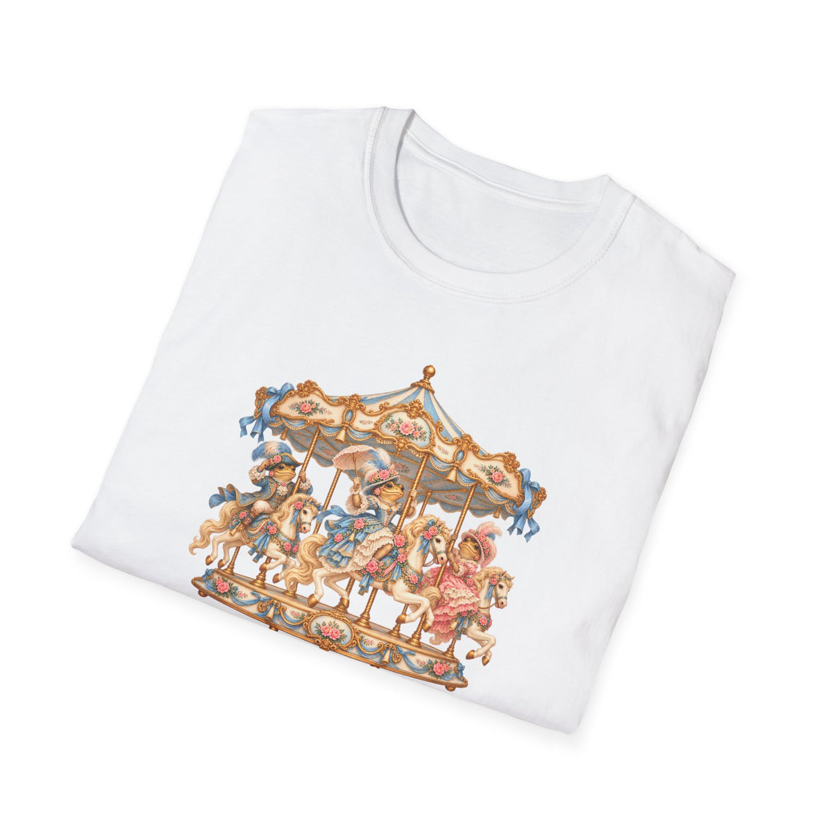Vintage French Toads on Carousel T-Shirt