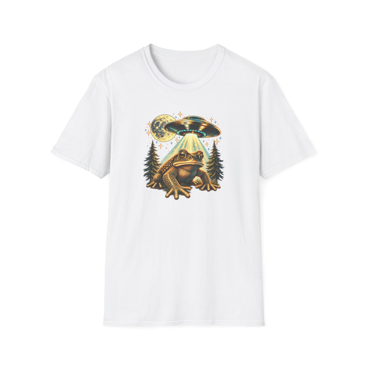 UFO Toad T-Shirt – Funny UFO & Space Graphic Tee