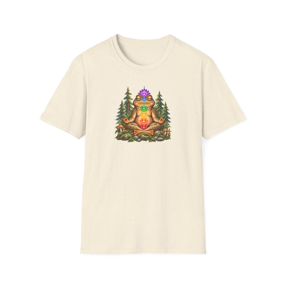 Meditation Toad T-Shirt | Funny Yoga & Mindfulness Tee | Croaking Toad