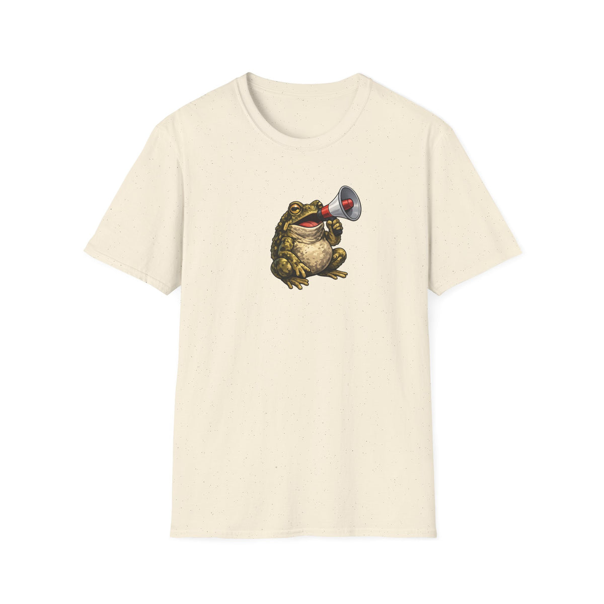 T-shirt girocollo unisex Megaphone Toad Softstyle