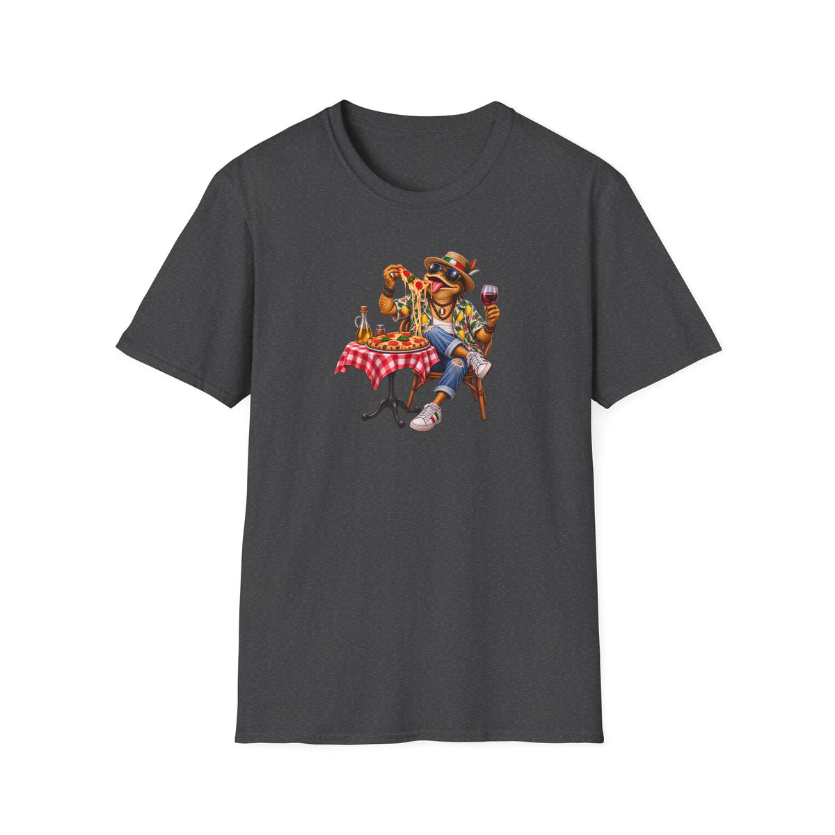 Italian Pizza Toad Unisex Softstyle T-Shirt