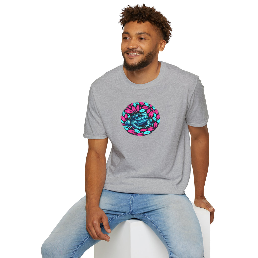 Unisex Softstyle T-Shirt „Blättrige Kröte“