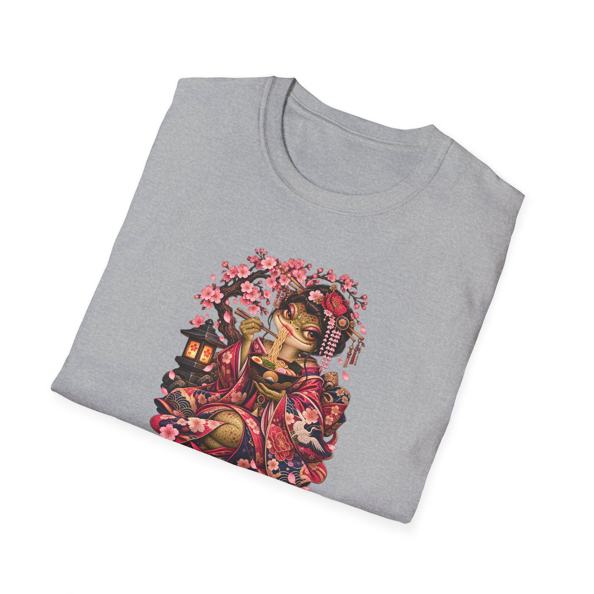 Cherry Blossom Toad Unisex Softstyle T-Shirt