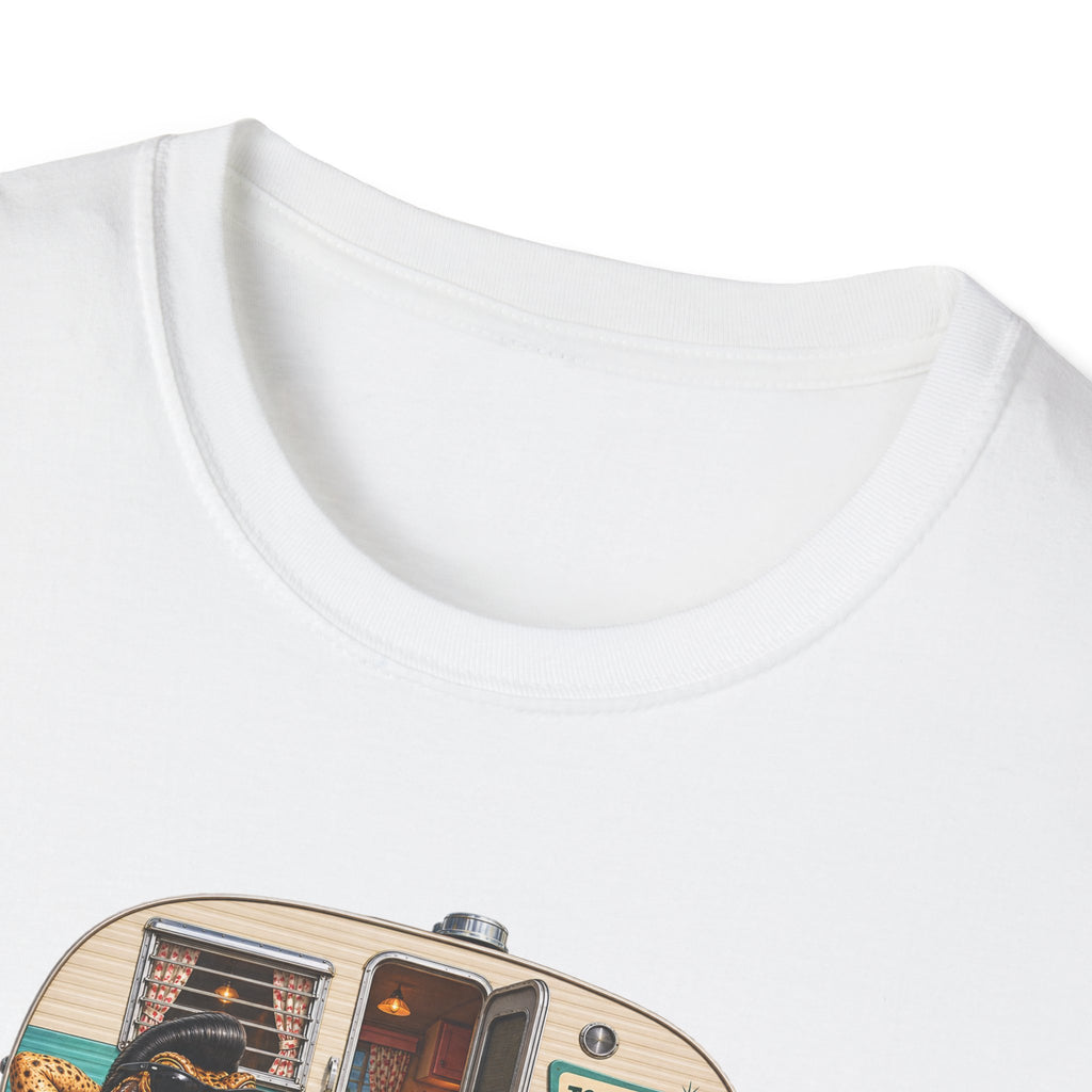 Vintage 50s Toads Campervan Unisex Softstyle T-Shirt