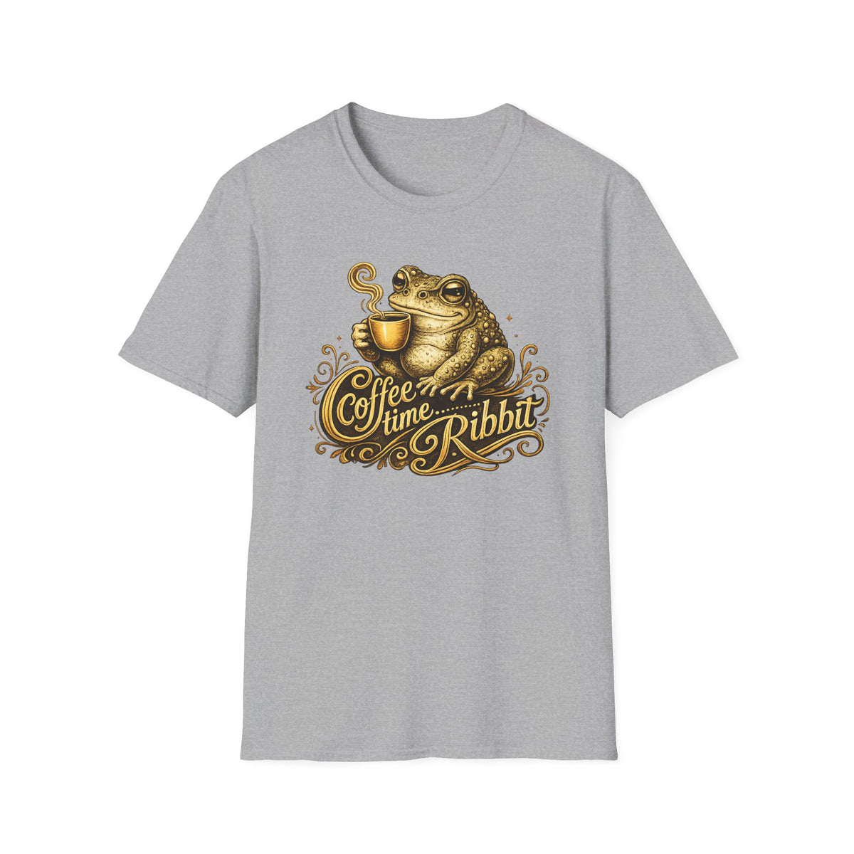Coffee time Ribbit Unisex Softstyle T-Shirt