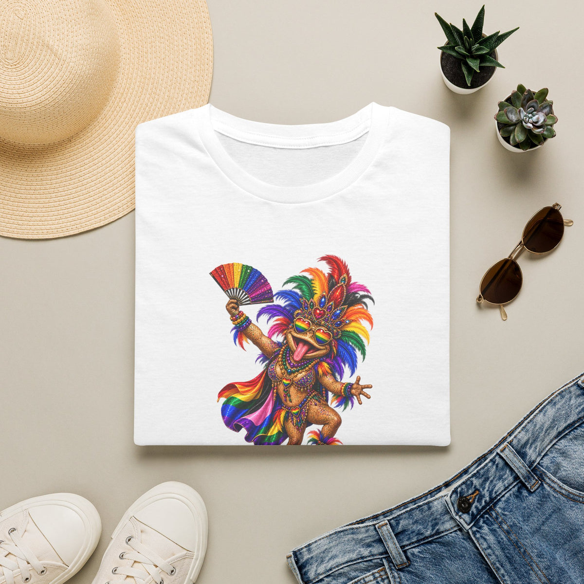 Madigras Toad Unisex Softstyle T-Shirt