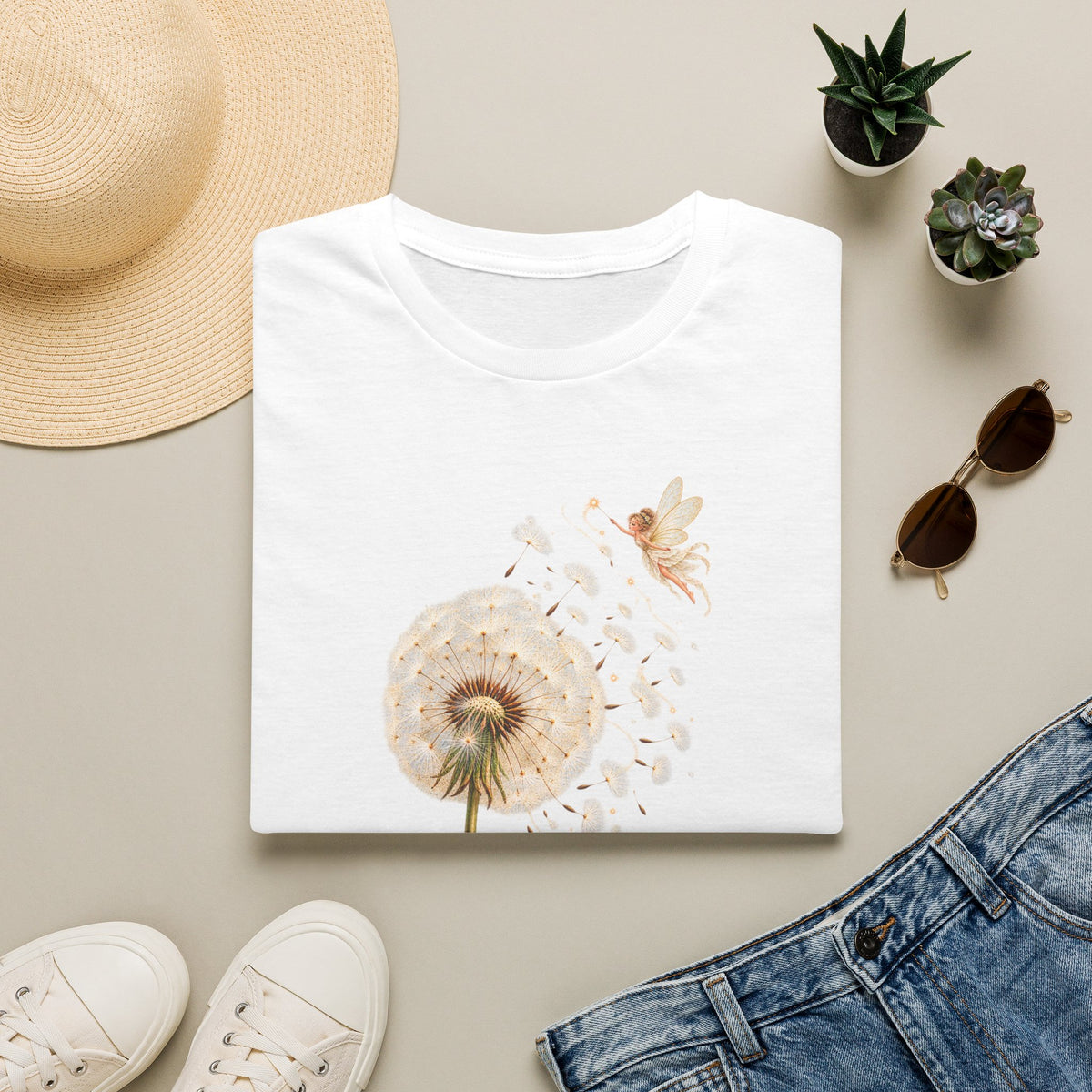 Dandelion fairy Unisex Softstyle T-Shirt