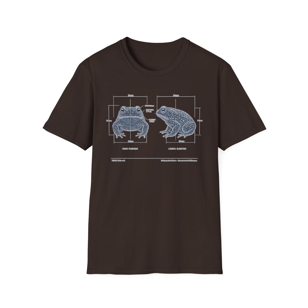 Blue Print Toad Unisex Softstyle T-Shirt
