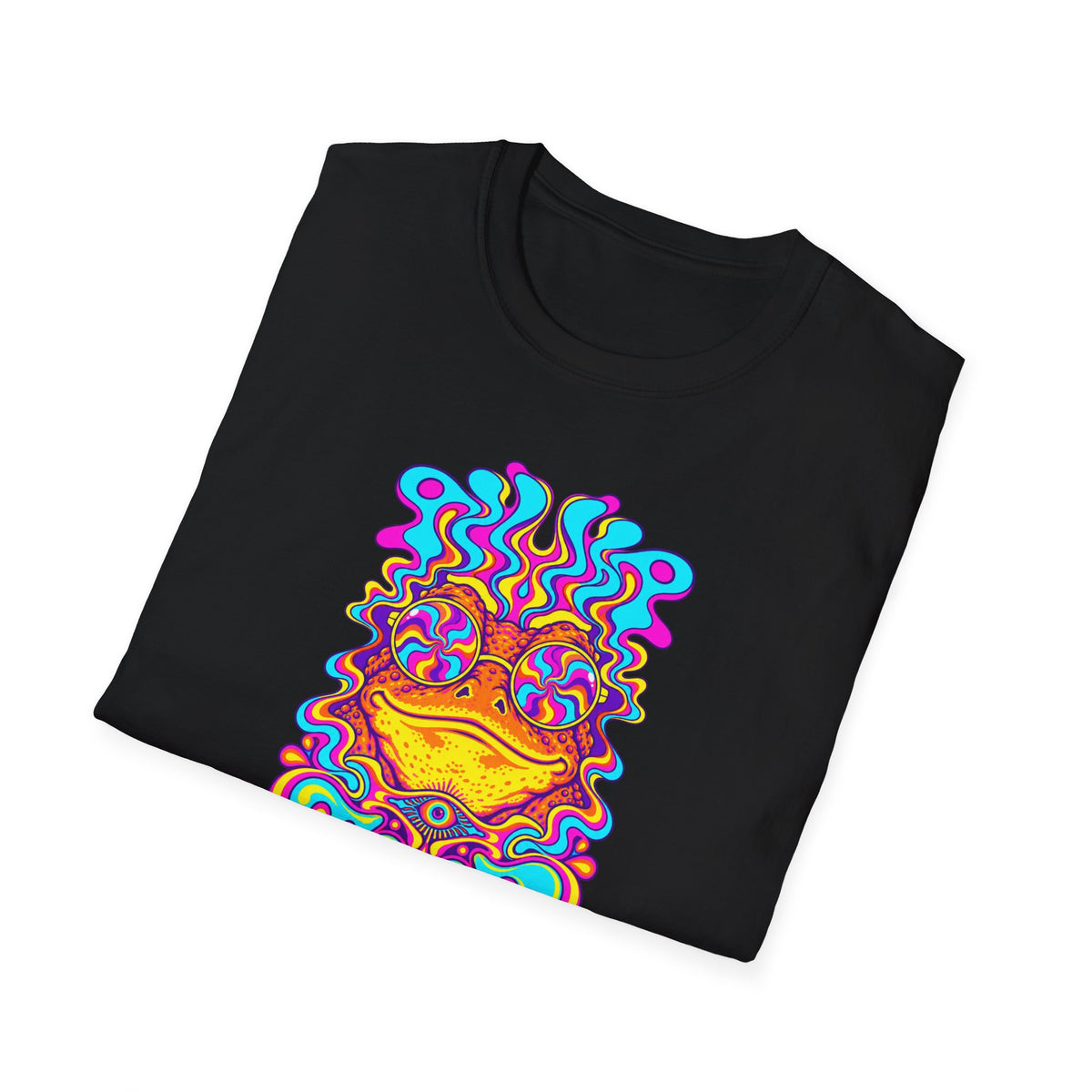 Psychedelic Toad Unisex Softstyle T-Shirt
