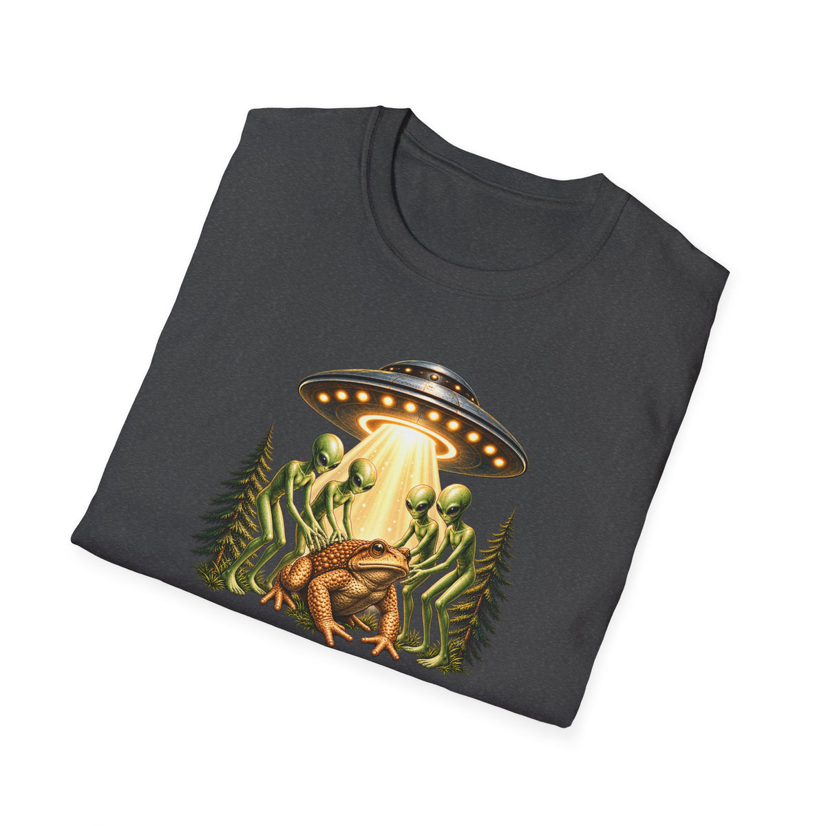 Alien Toad T-Shirt | Funny Alien & Toad Graphic Tee