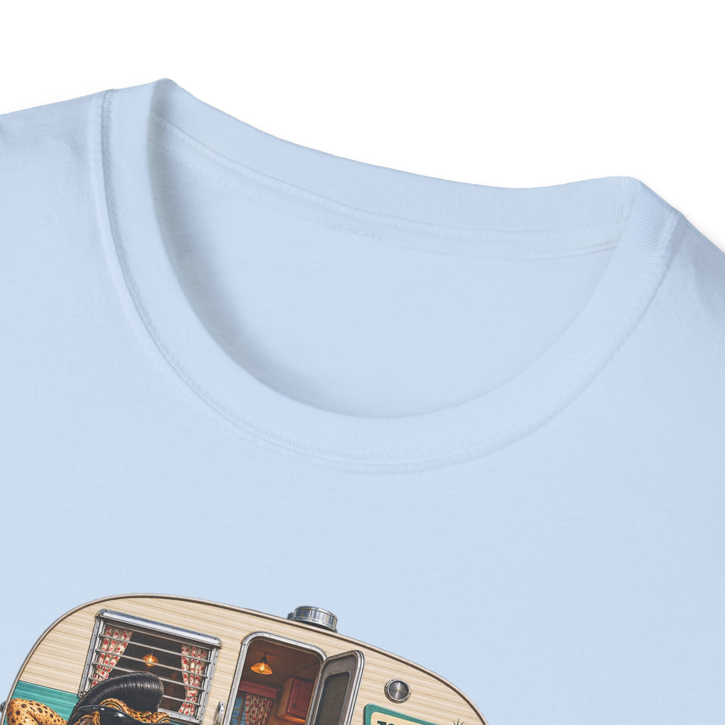 Vintage 50s Toads Campervan Unisex Softstyle T-Shirt