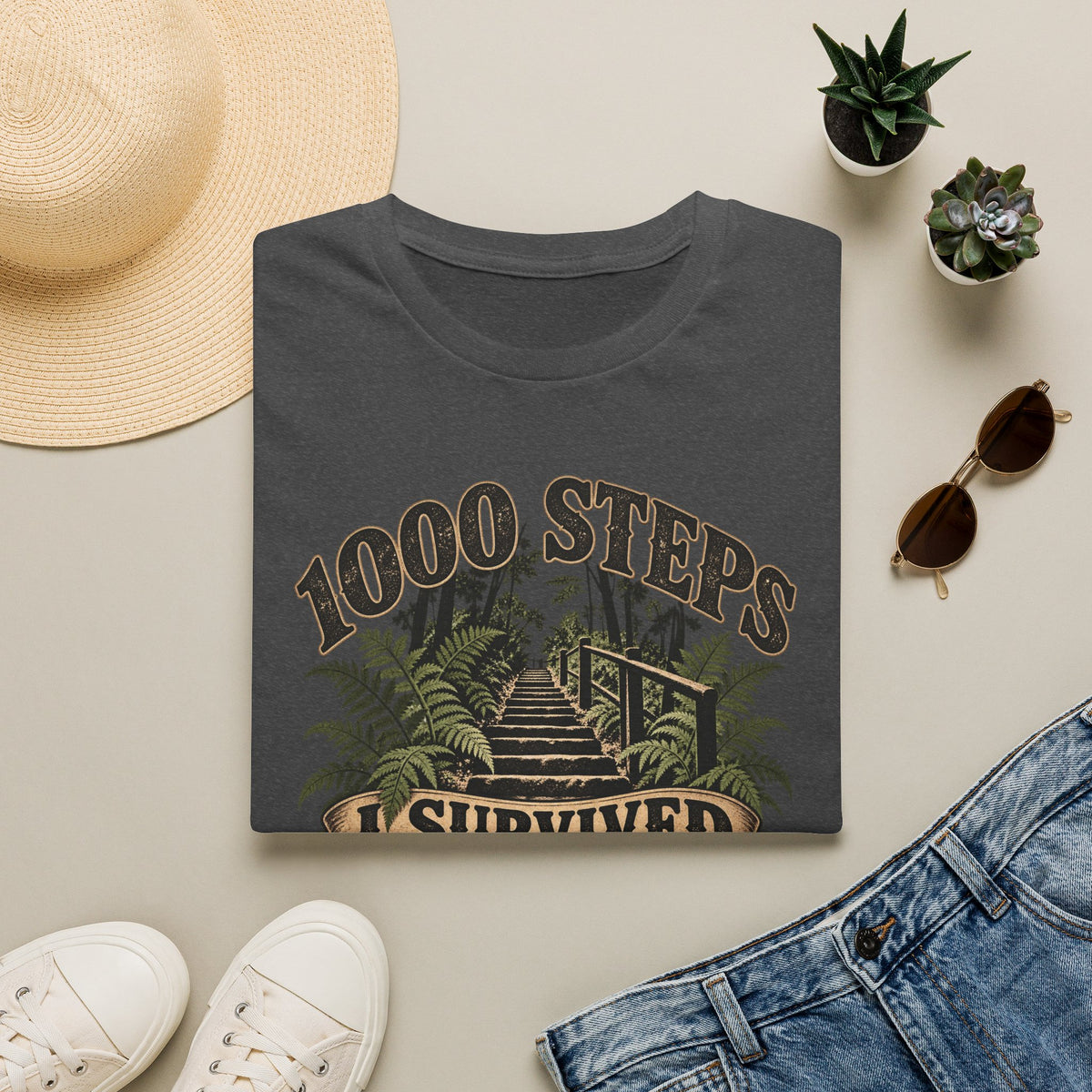 1000 Steps - I survived Kokoda Track FTG Melbourne Unisex Softstyle T-Shirt
