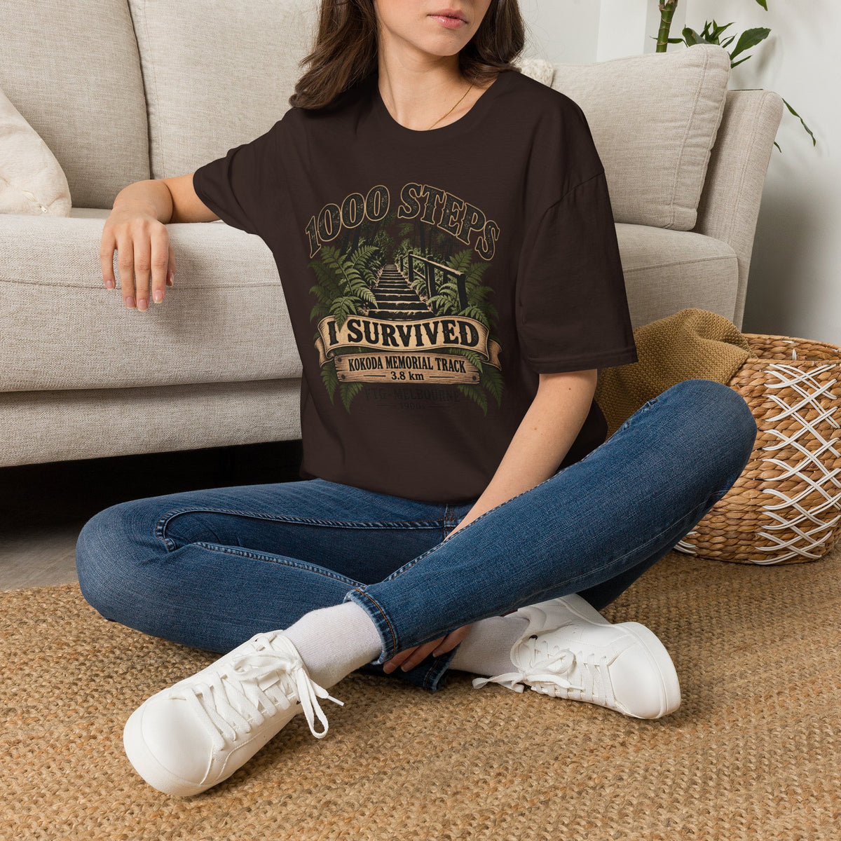1000 Steps - I survived Kokoda Track FTG Melbourne Unisex Softstyle T-Shirt