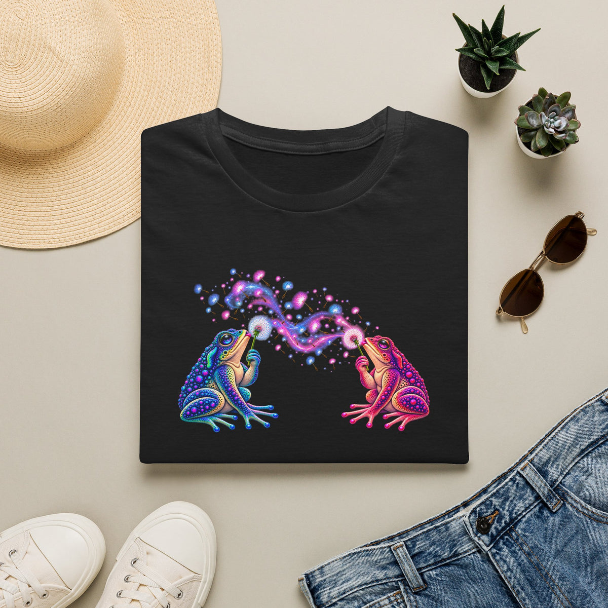 Dandelion Love Toads Unisex Softstyle T-Shirt