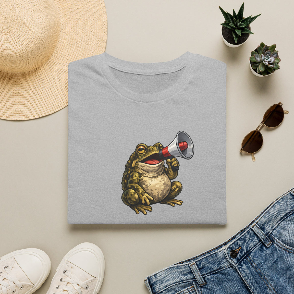 Megaphone Toad Unisex Softstyle T-Shirt