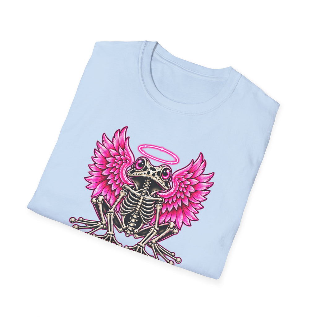 Halo & Flower Angel Skeleton Toad Tee