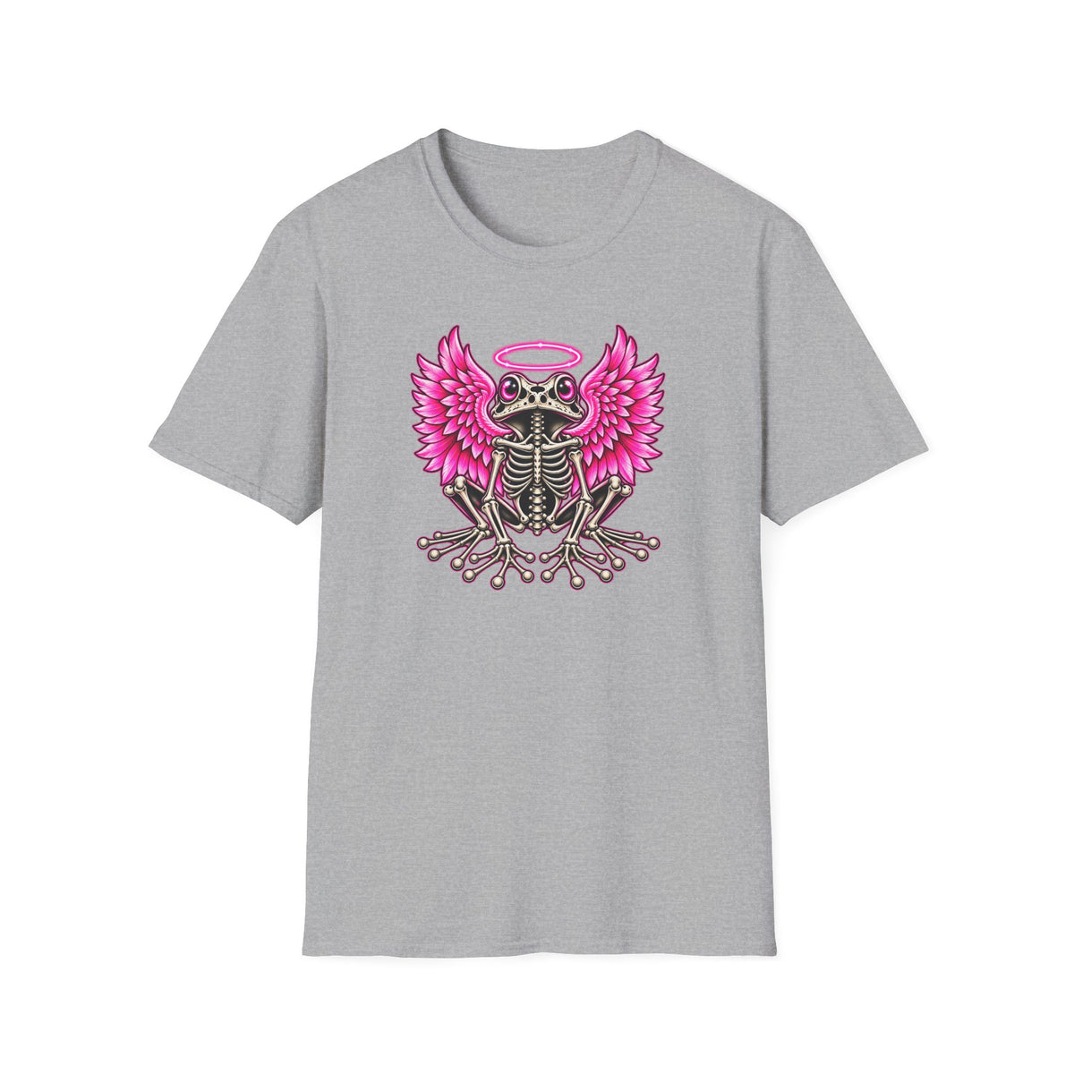Pink Halo Angel Skeleton Toad Tee