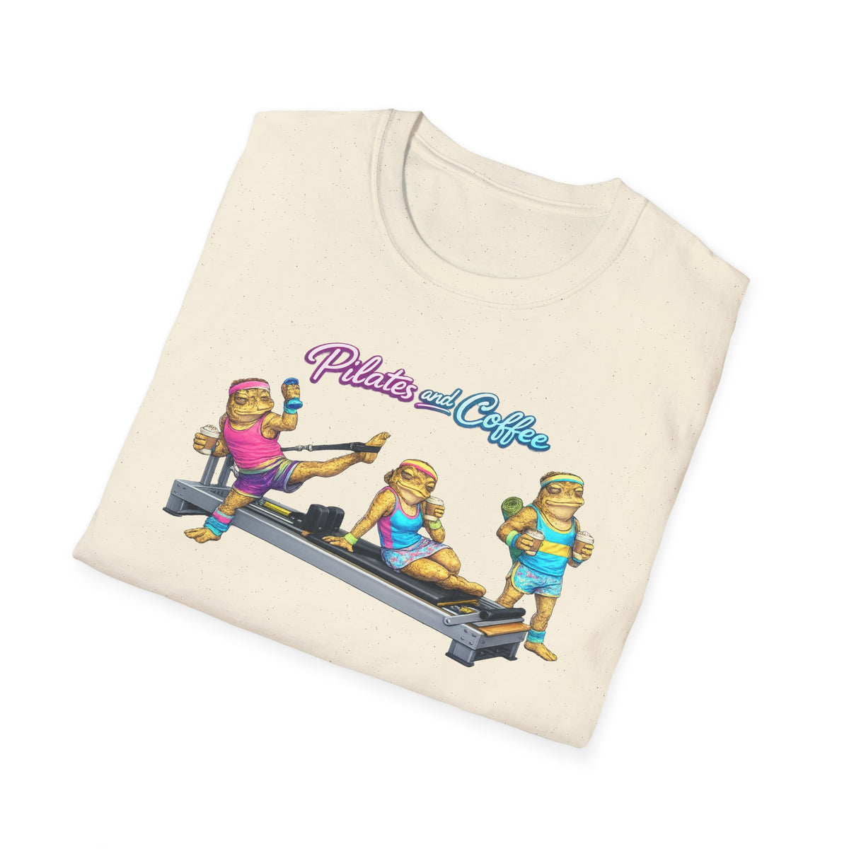 Pilates & Coffee Toads Unisex Softstyle T-Shirt