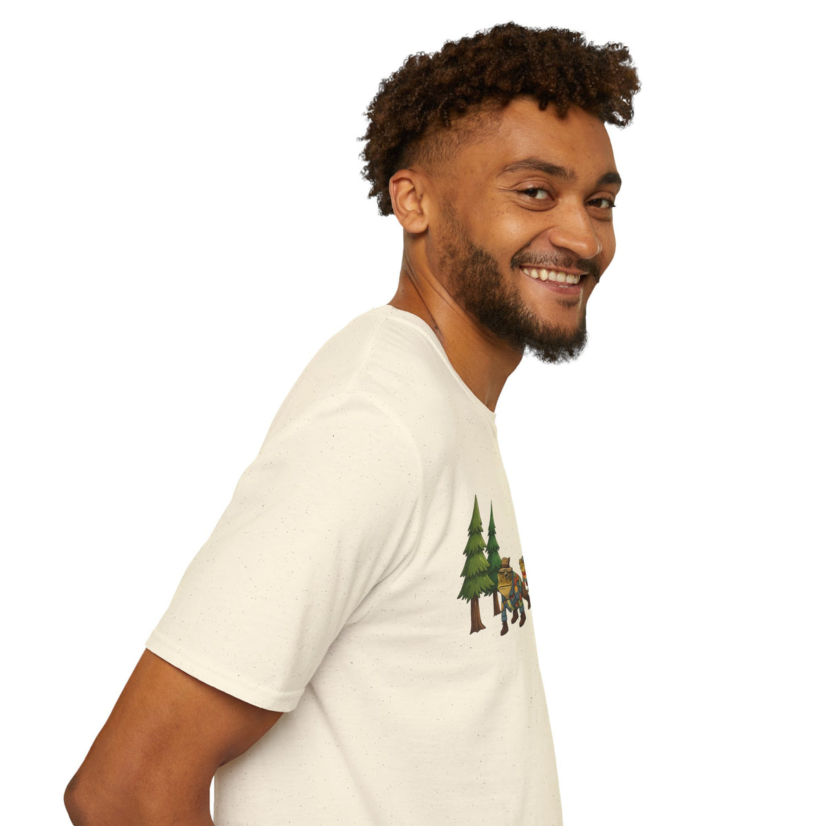 Toad Trail Wandern durch den Wald Unisex Softstyle T-Shirt