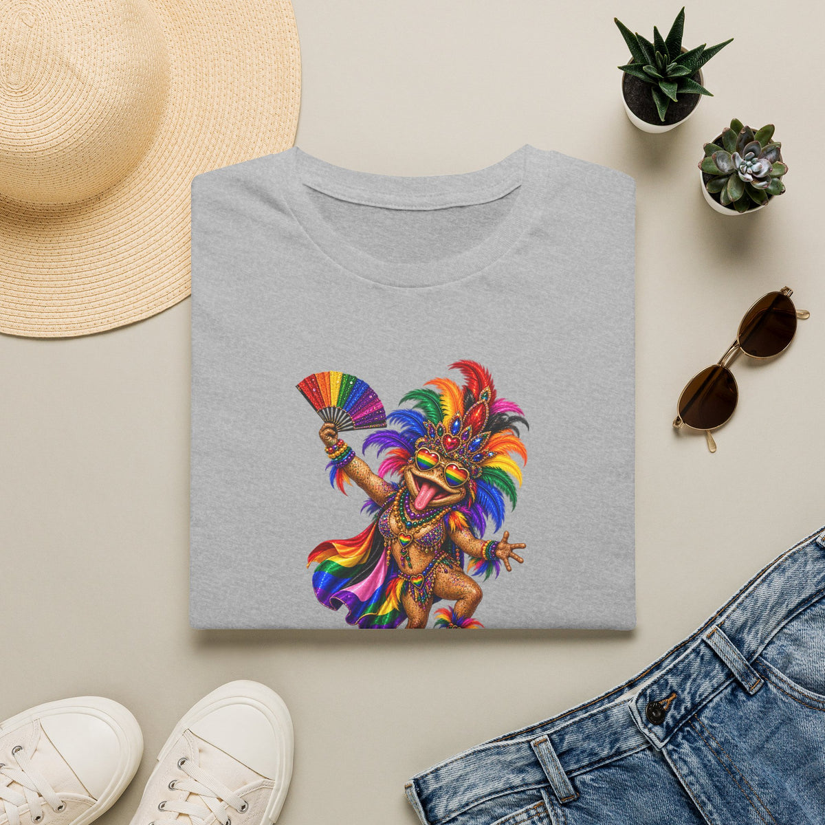 Madigras Toad Unisex Softstyle T-Shirt