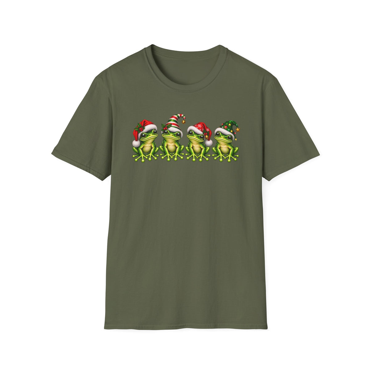 Christmas Amphibians Unisex Softstyle T-Shirt