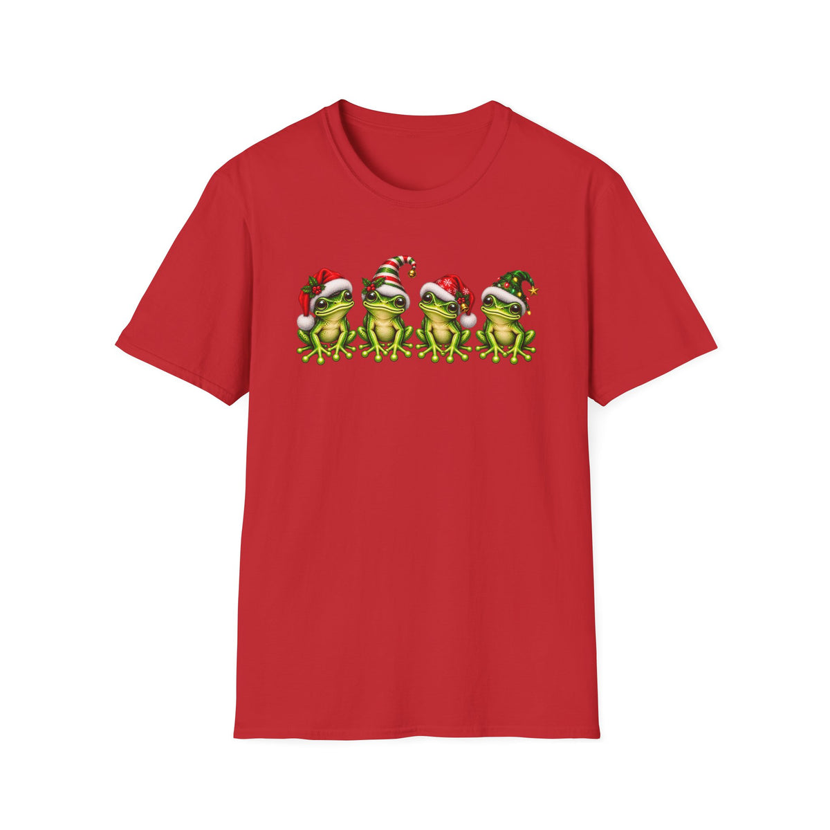 Christmas Amphibians Unisex Softstyle T-Shirt