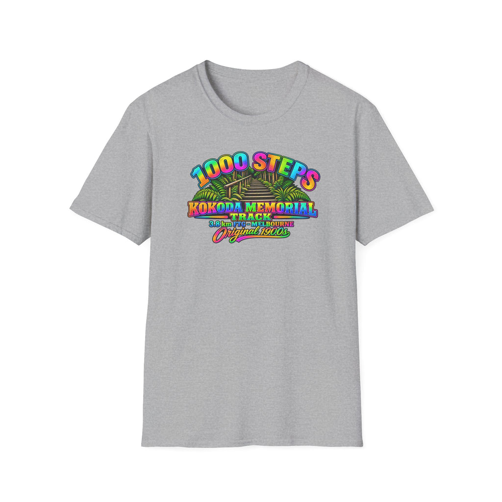 1000 Steps Kokoda Memorial Track Unisex Softstyle T-Shirt