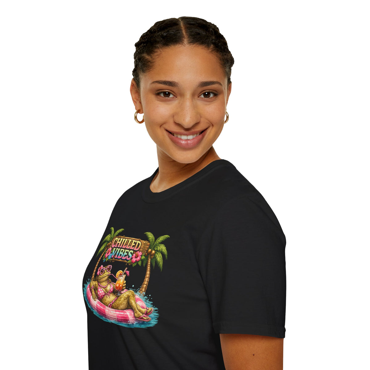 Chilled Vibes Toad Unisex Softstyle T-Shirt