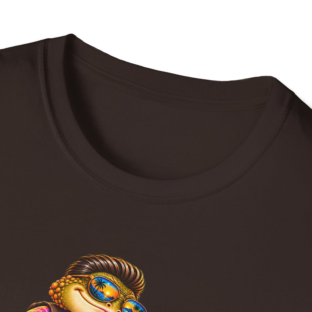 Toad walking  Origami dog Unisex Softstyle T-Shirt