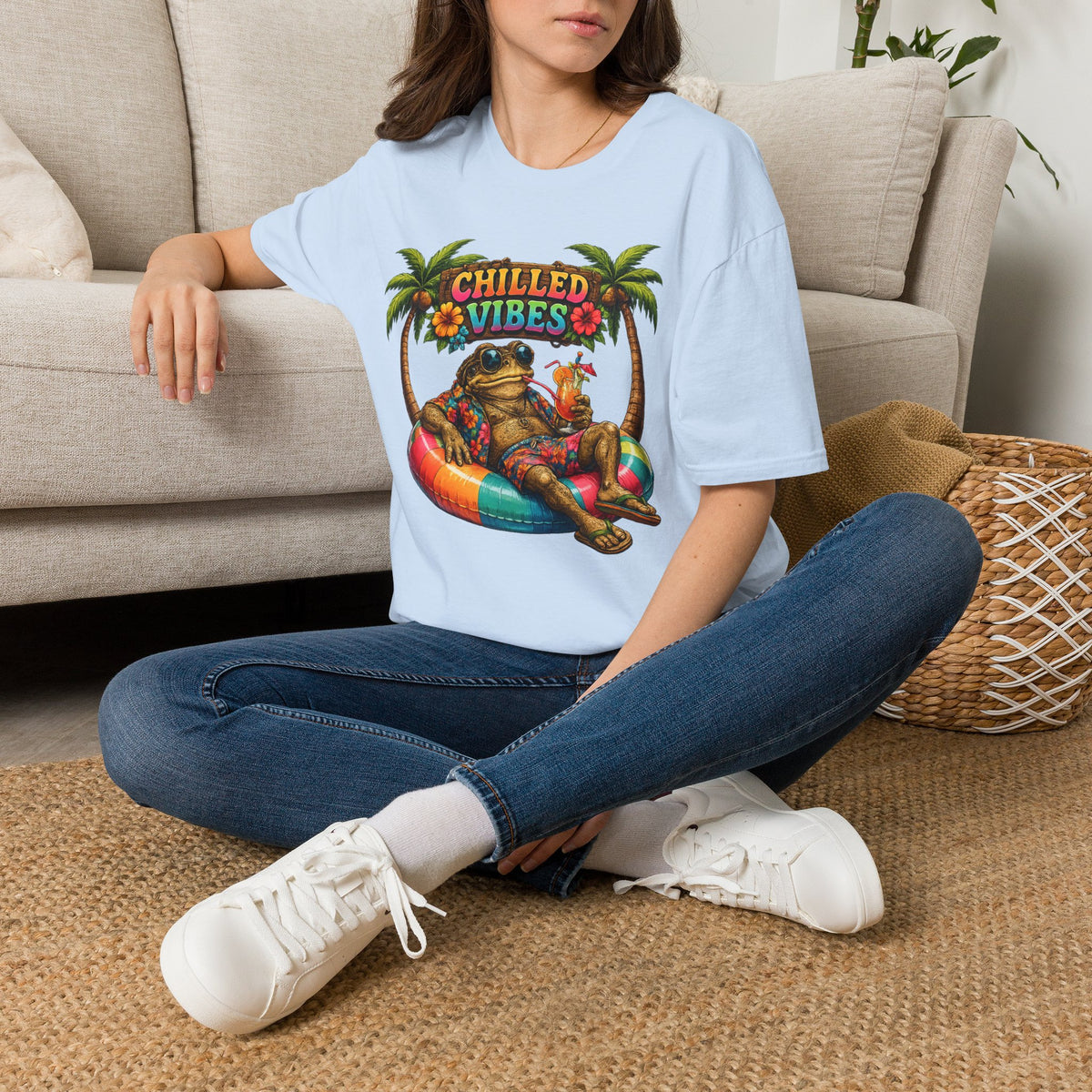 Chilled Vibes Toad Unisex Softstyle T-Shirt